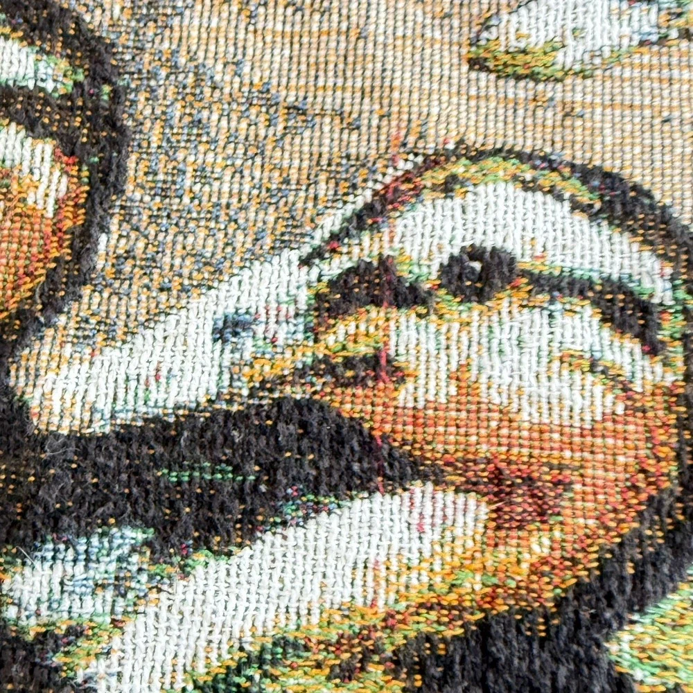 Linda Picken Labrador Puppy Tapestry Throw Duck Hunting Lodge Cottage 60x50